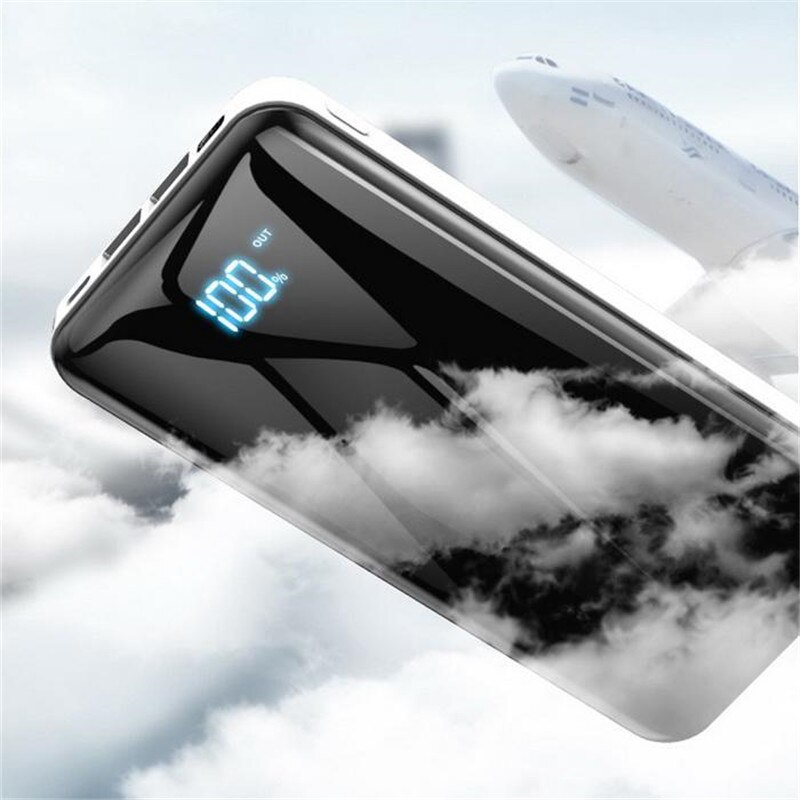 50000Mah Power Bank Is Geschikt Voor Outdoor Reizen Camping Draagbare Externe Batterij Met Digitale Display One-Way Snelle opladen