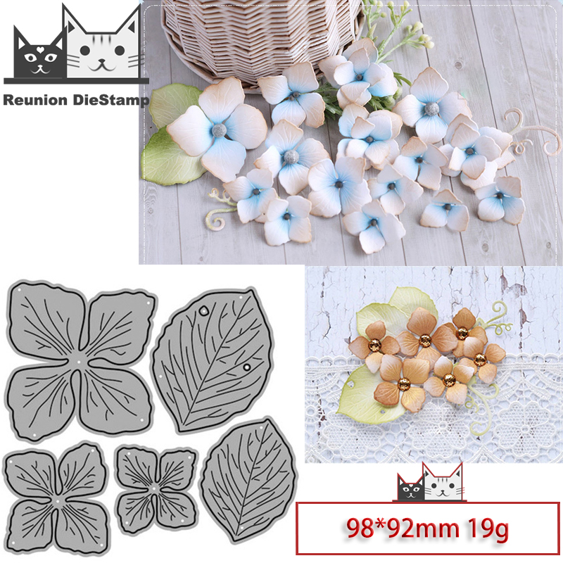 Plantillas de corte de Metal para manualidades, troqueles de corte de 3 flores y 2 hojas, plantilla de grabado en relieve para álbum de recortes, tarjetas artesanales, hechas a mano, nuevas plantillas para