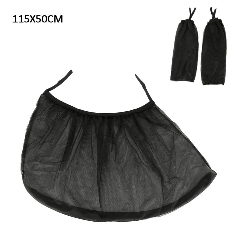 Auto Voor/Achter Side Window Visor Shade Mesh Cover Shield Zonnescherm Uv Protector Auto Zonnescherm Voor De Meeste Auto model Venster Accessoire: 5pair 115X50CM