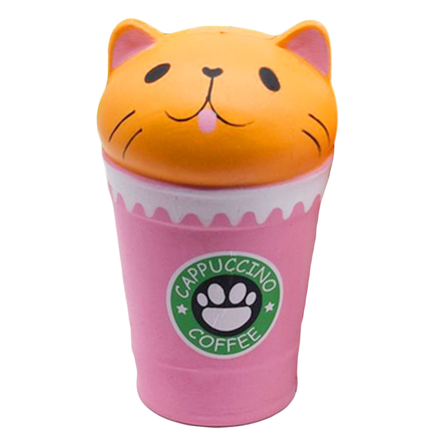 Besegad Kawaii Big Jumbo Soft Milk Ice Cream Icecream Coffee Cup Squishy Squeeze Toy Slow Rising for Relieves Stress Anxiety