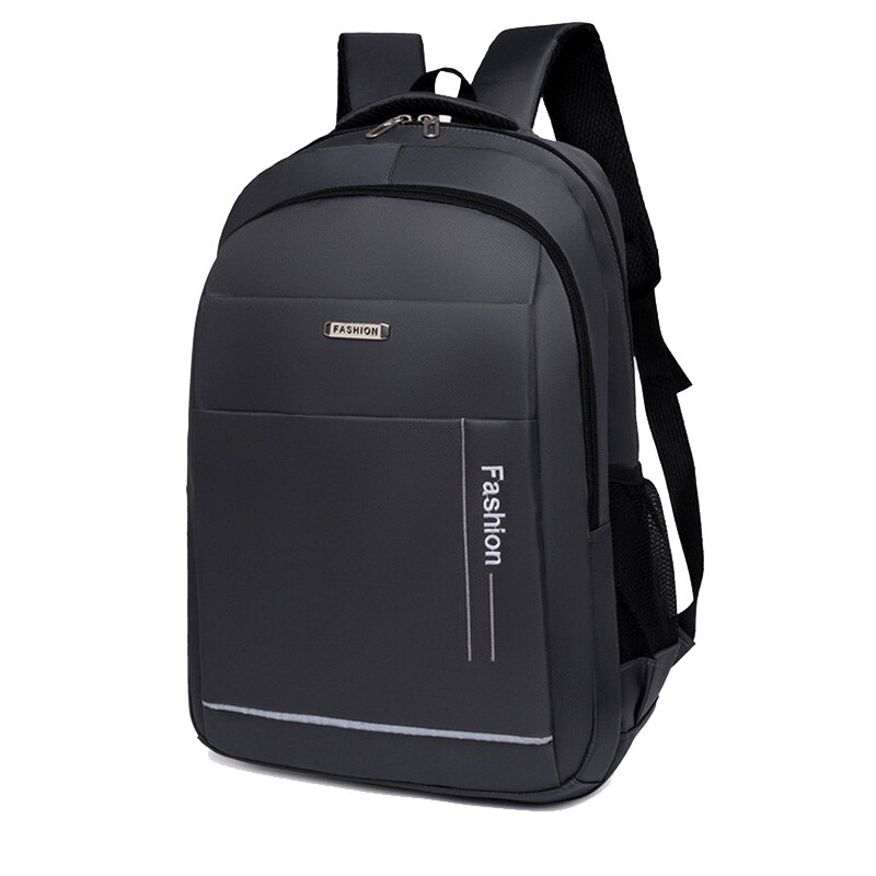 Men Backpack for Laptop 15.6 Inch Nylon Waterproof Black Large Capacity College Students High School Bag Pack Male