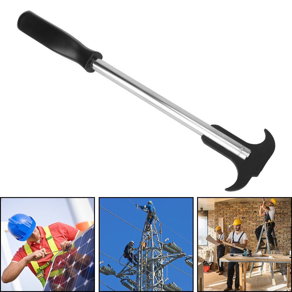 Carbon Steel Oil Seal Puller Double Screwdriver Oil Seal Disassembly Tools Black Plastic Handle Wrench Puller Car Repair Tool