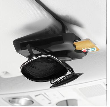 Organiseur de voiture, porte-cartes, lunettes de soleil, clip pour mercedes benz  w203 w210 w211 w204 a , ces, cls, cla, glk, ml, slk, smart  w220 f700: Noir