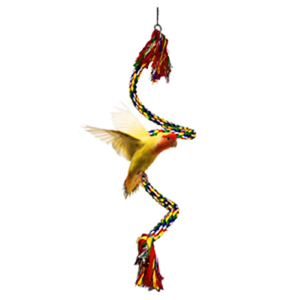Birds Parrot Swing Toy Climbing Ringing Bells Parakeet Play Toy