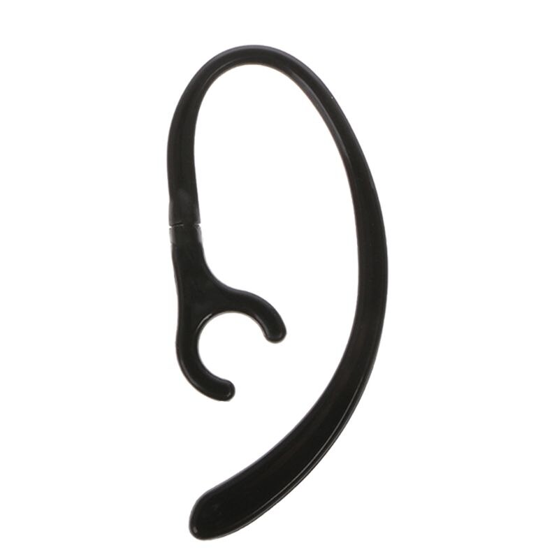 1 Paar Anti-Verloren Zachte Bluetooth Oortelefoon Oorhaak Clip Hoofdtelefoon Stand Sport Headset Oorhaak Klem Houder Oorhaakje Wings 634A: 7mm-BK