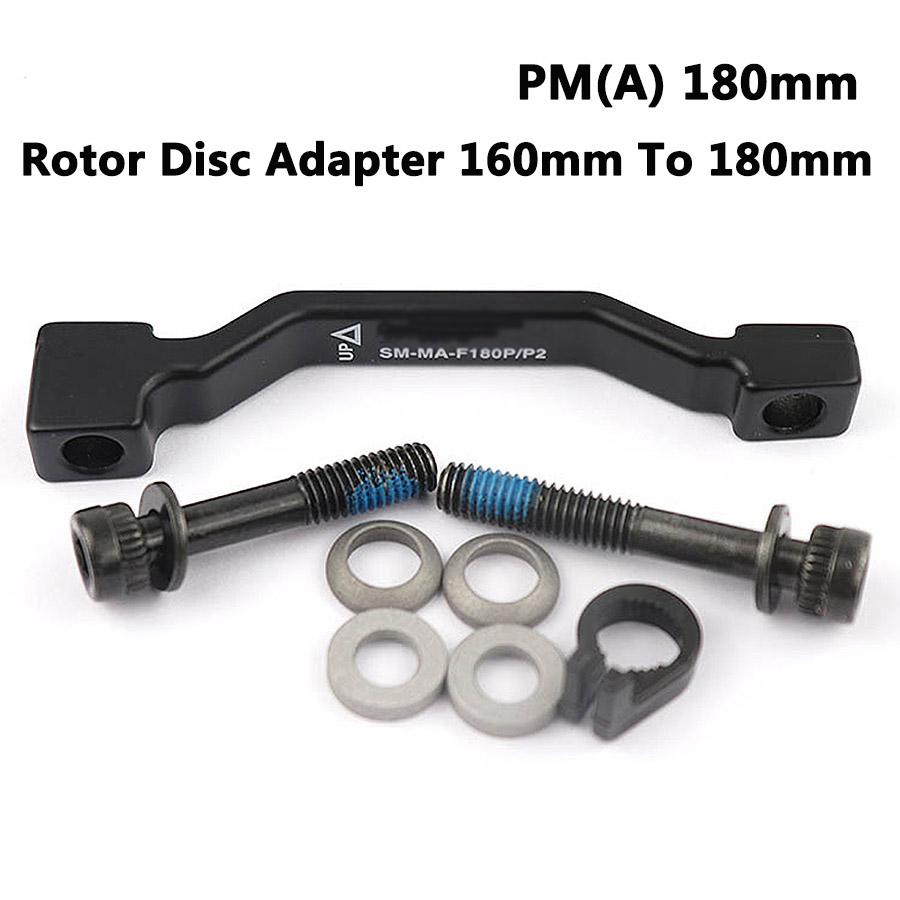 SHIMANO Originele Schijfrem Adapter PM EEN Pijler Schijfrem Beugel Voor 180mm 203mm Rotor RT86 RT81 RT56 F180P/P2 F203P/PM: WHITE