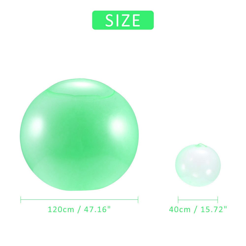 Bolas de burbuja de aire y agua suave para niños, juguete de globo chico inflable, juguetes de globo para baño, para exteriores