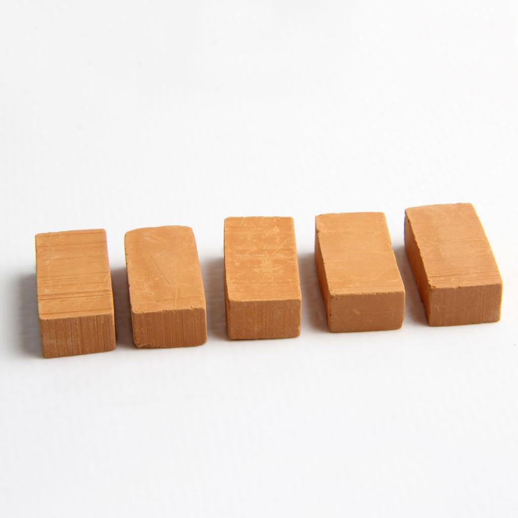 10pcs Simulation Porcelain Brick Model Red For Architecture Building Decors
