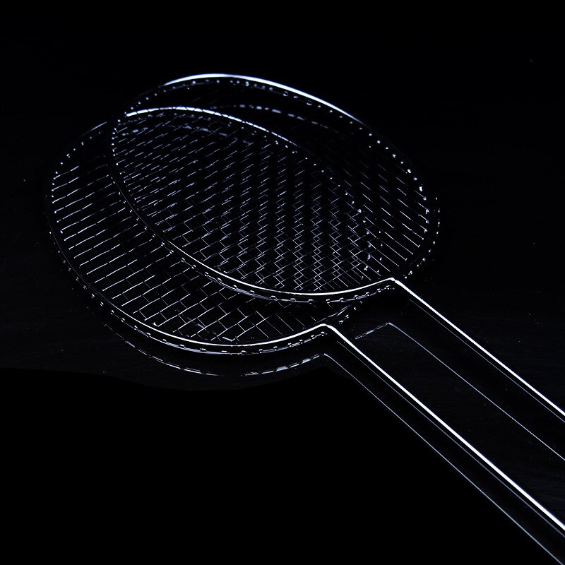 2PCS Full Carbon Training 5U Badminton Racket Sport Equipment Badminton Racket Padel Racket Racquet With Bag -40