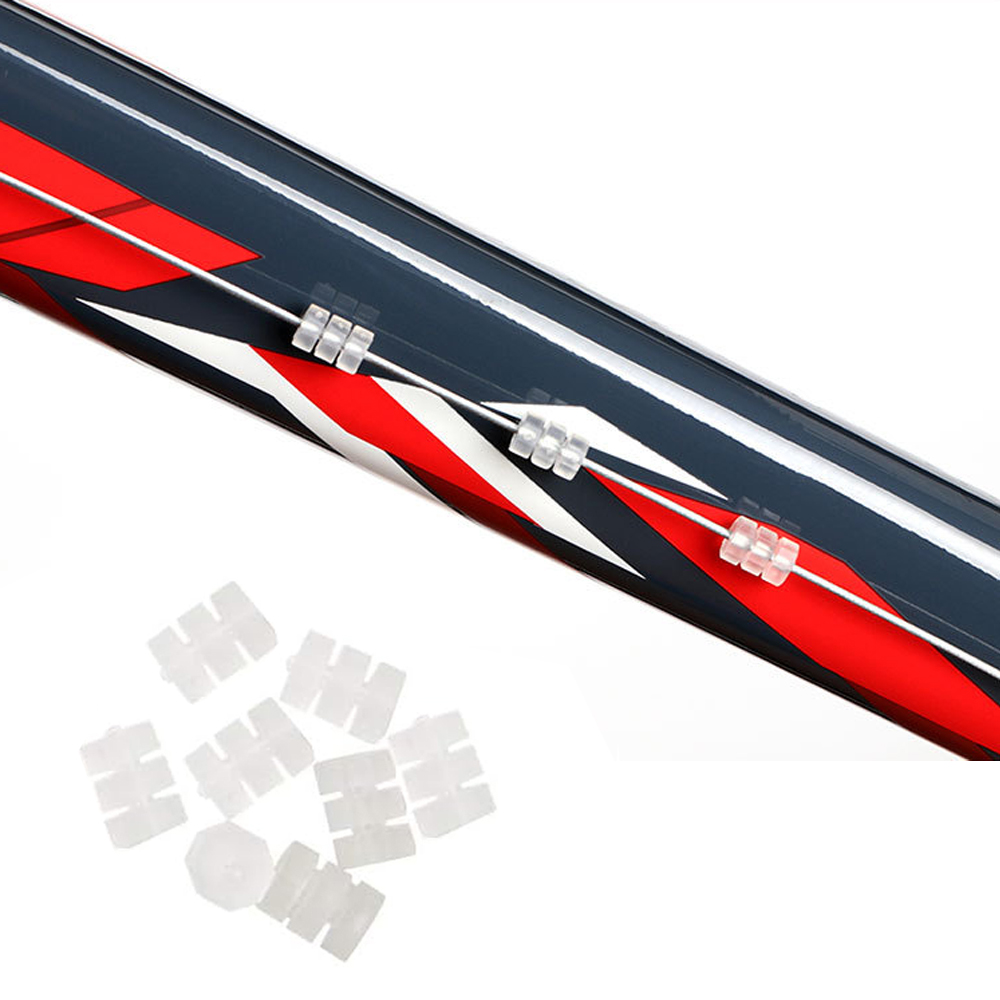 Mountain Bike Bicycle Cable Donuts Repair Accessories O-Ring Brake Cable Rubber Donuts Transparent Rubber Anti-Scratch Housing