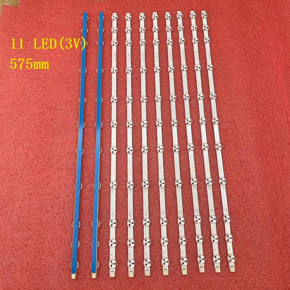 LED-Streifen für 32PFL3008H/12 32PFL 300812 Panasonic TX-32E302B TX-32DS352E TX-32FS350E TX-32A300E TX-32C300B 32 NDV Hallo3201HD
