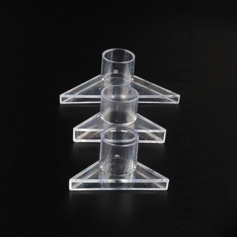 2pcs I.D 16/20/25/32mm Acrylic Pipe Connector Transparent Acrylic Joint Aquarium Fish Tank Glass Tube Fittings Accessories