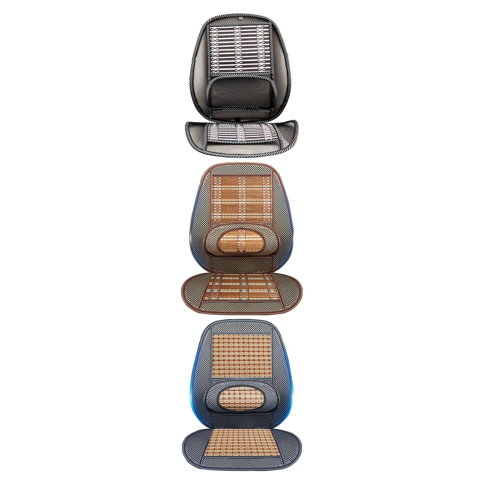 Car Summer Seat Cushion Lumbar Backrest Comfortable Fit for Truck Parts Car Interior Supplies