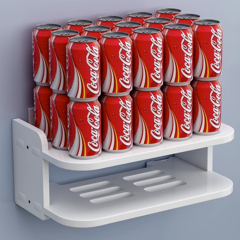 Router storage rack, wall mounted, guest TV set-top box, bedroom WiFi storage box rack, non perforated wall mounted