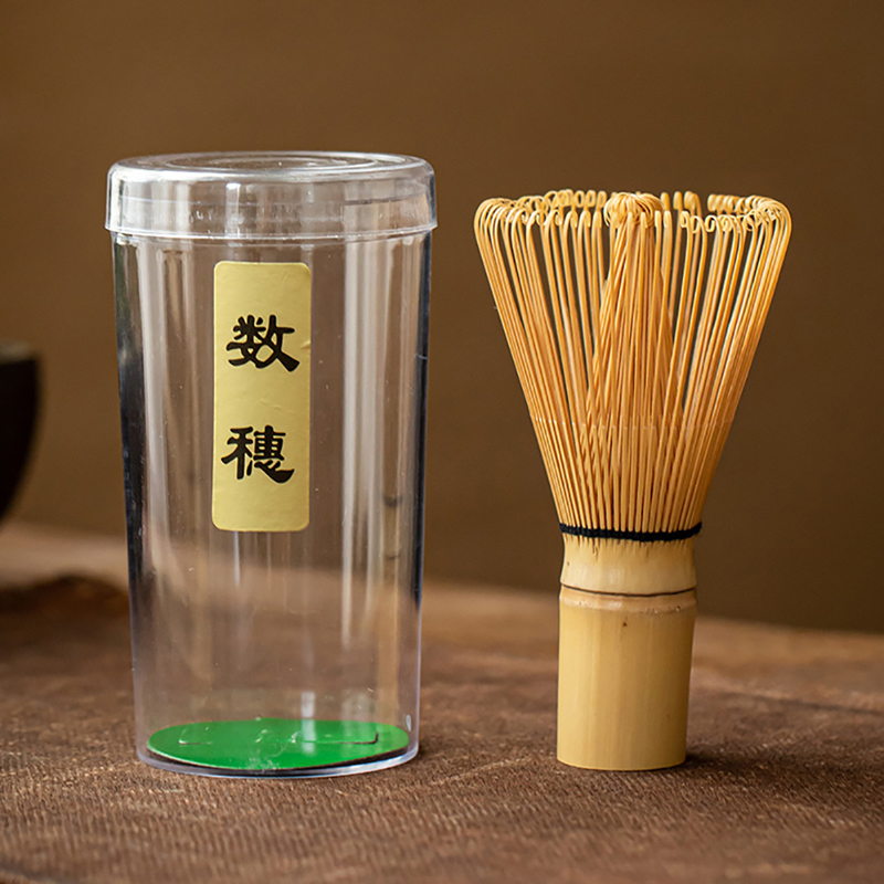 Tea Set Japanese Tea Set Matcha Whisk (Chasen) Tea Spoon And Scoop (Chashaku) Matcha Tea Set Bamboo Accessories: Light Grey
