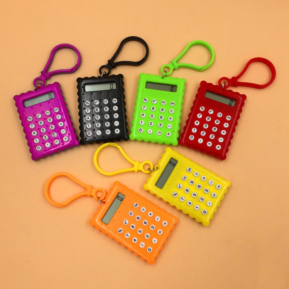 Pocket Student Mini calcolatrice elettronica vendita studente Mini calcolatrice elettronica Candy Color calcolo forniture per ufficio regalo