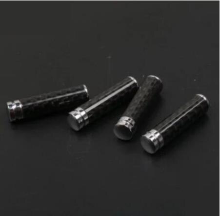 Carbon Fiber Bolt Door Lock Stick Pin Cap Case Car Accessories for Dodge Charger Ram 1500 Challenger Jeep Grand Cherokee Caravan