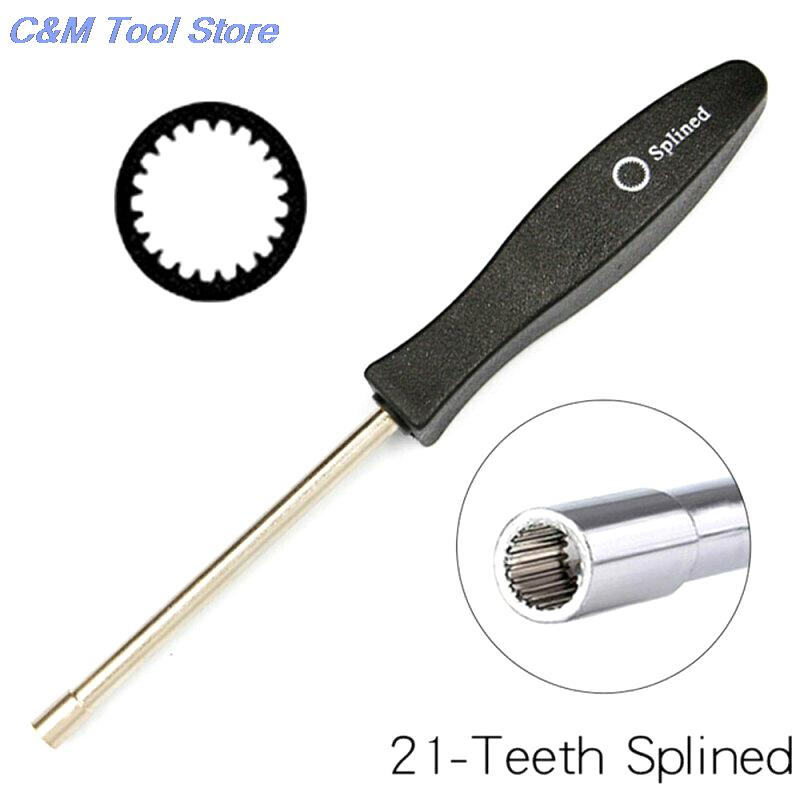 Spline Shaped Carburetor Adjustment Screwdriver 21 Teeth Type Carb Service Tool For 2 Cycle