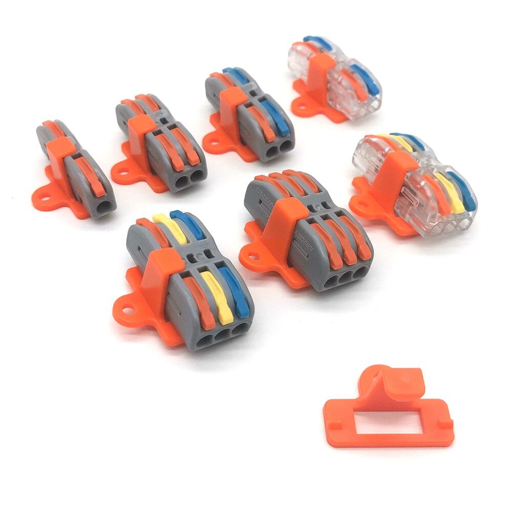 Mini Fast Boxed Wire Connector SPL-2/3/4 SPL-42/62 Compact Conductor Spring Wiring Connector Conductor Push-in Terminal Block