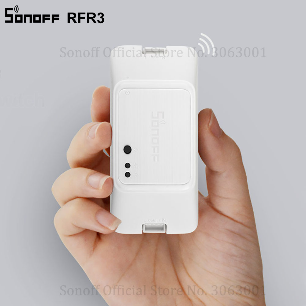 Sonoff  rf433 wifi switch 433 mhz supoort sonoff rf  r3 wifi fjernbetjening switch alexa ifttt google home kompatibel rfr 3