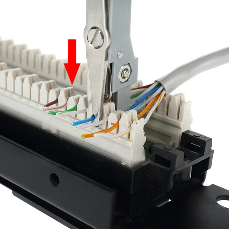 Lävistystyökalu iskutyökalu puhelinjohdolle  rj11 ethernet lan  rj45 qjy 99