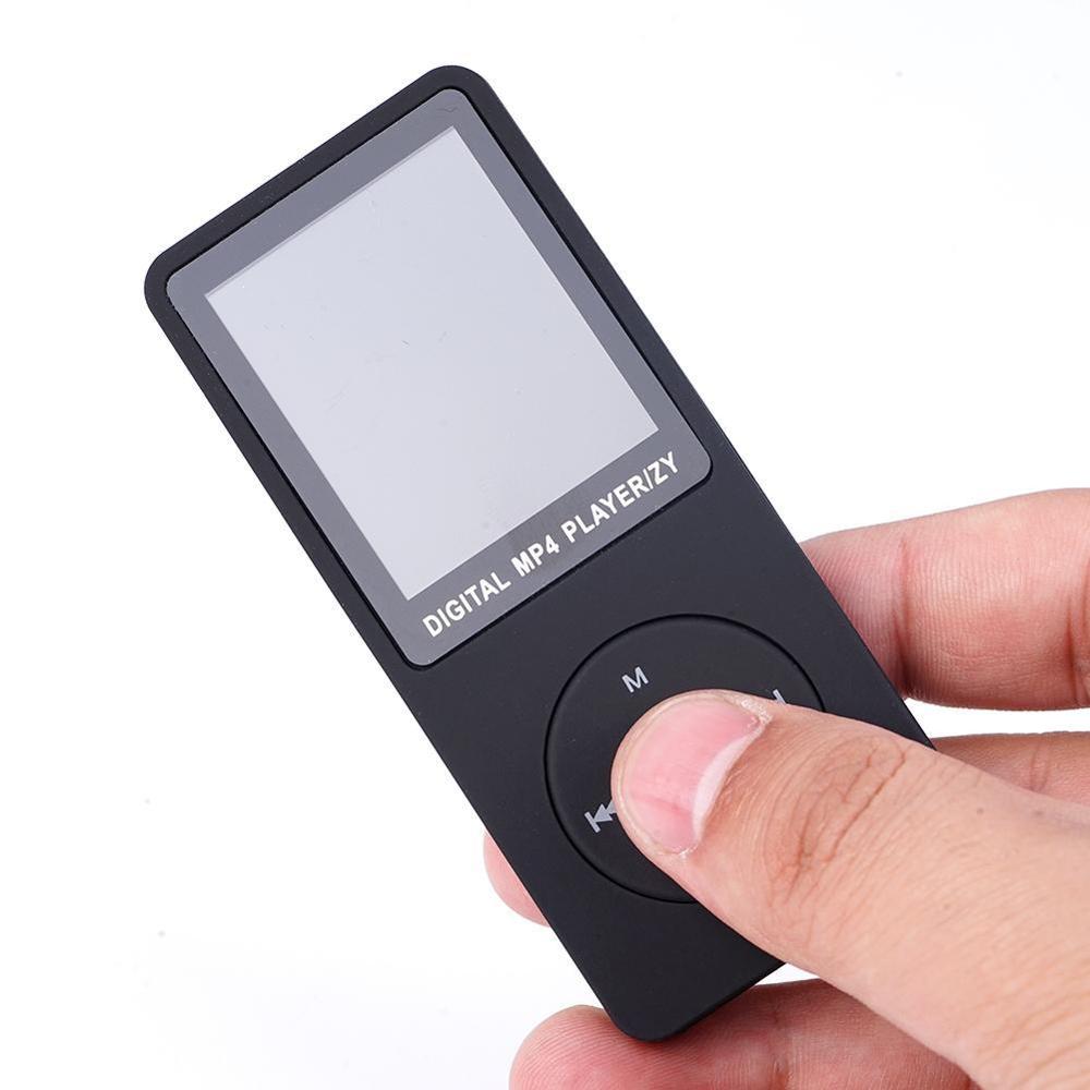 Lettore MP3 MP4 - 70h Riproduzione - Suono Lossless HiFi - Radio FM Registratore - Supporto Scheda SD 32GB