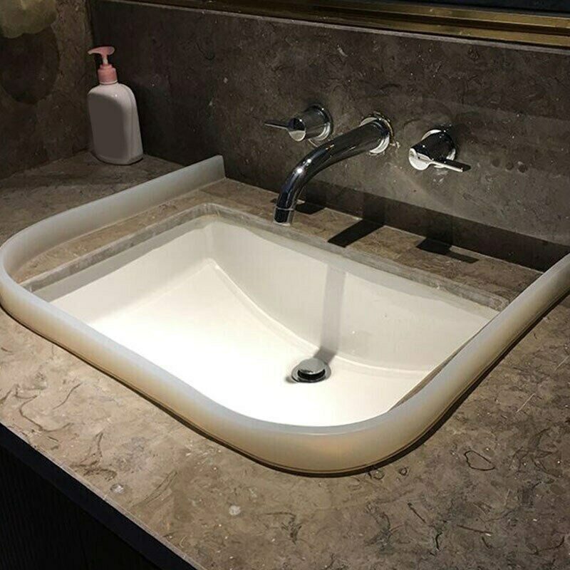 Rubber Badkamer Water Stopper Blocker Strip voor Droge & Natte Scheiding Grijs 150 cm Lijm Glas Douche Deur Seal Strip Flood Barrier en Behoud Dam