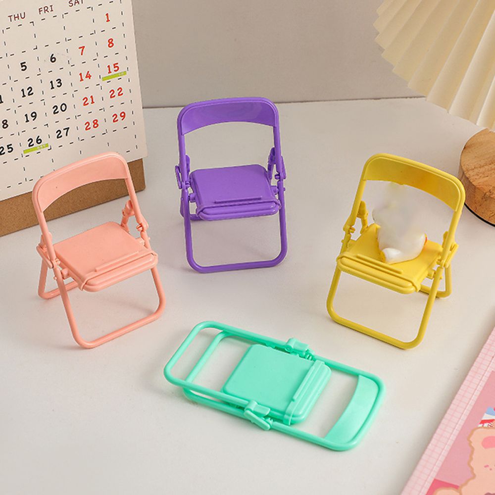 Phone Clip Accessories Mobile Phone Stand Foldable Phone Bracket Mobile Phone Holder Table Phone Holder Folding Chair Stand
