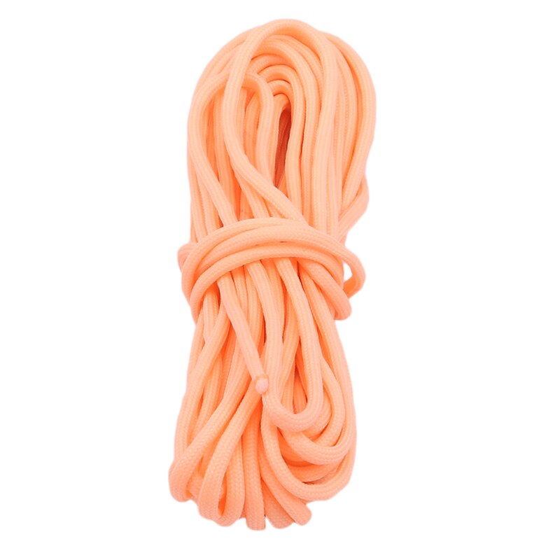 5/10 Meters Survival Paracord Luminous Rope Camp Glow Paracord 550LB 7 Strands Lanyard Ropes Outdoor Ropes: Orange 10 meters