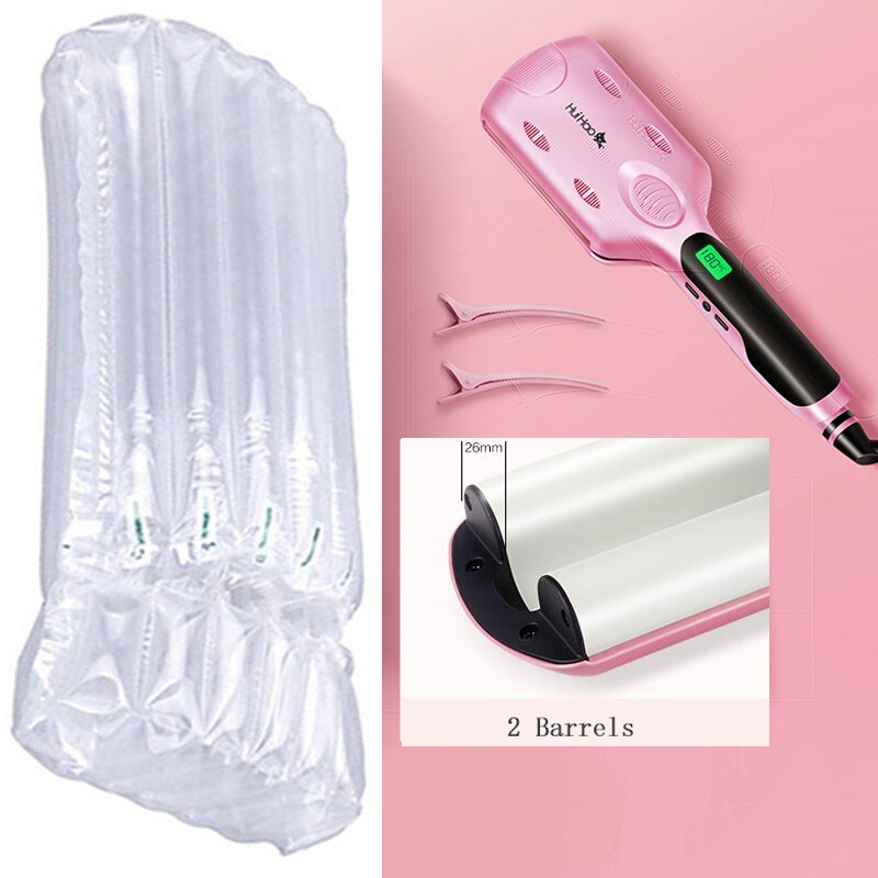 Bigoudis électriques automatiques pour les cheveux, 2/3 barils, appareil de soins capillaires: 26mm Without box / LES USA