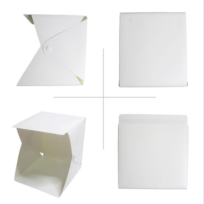 Mini Ring Lightbox Folding Portable Photo Studio Box Photography Softbox light box Studio Shooting Tent Box Shooting Tent LED