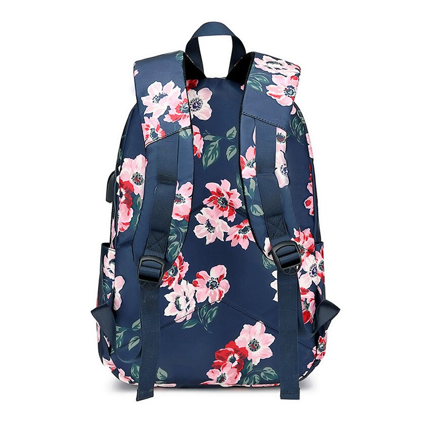 Fengdong Bloemen School Rugzak Voor Meisjes Vrouwen Vintage Bloem Zak Vrouwelijke Rugzak Kids Schooltas Student Grote Rugzak