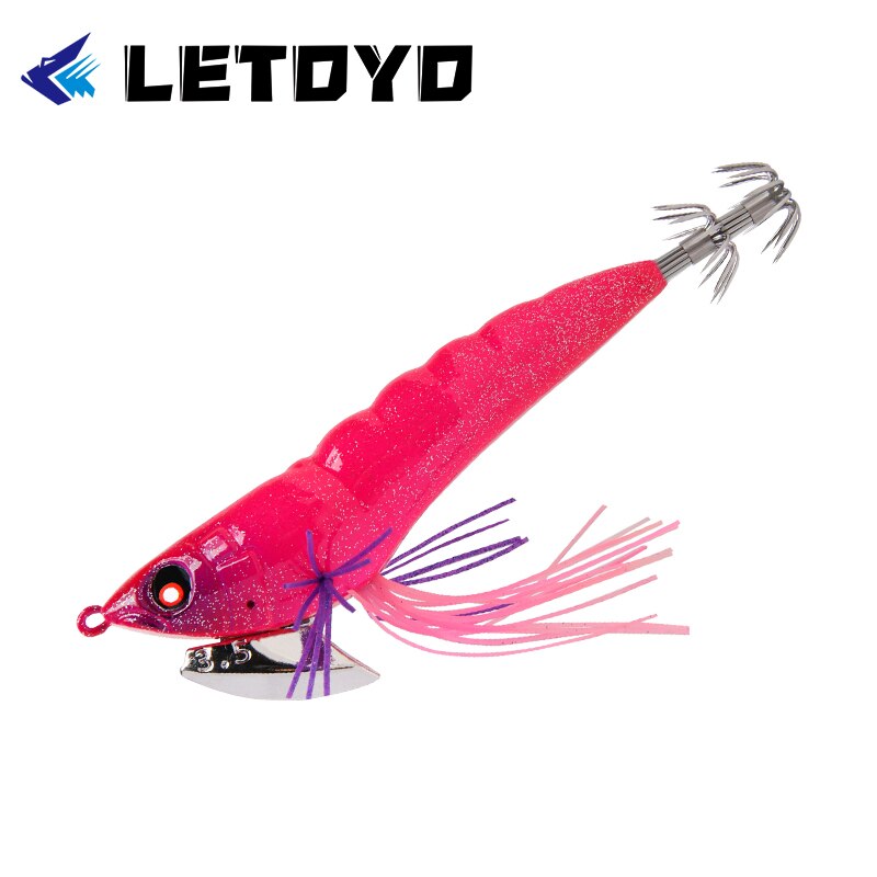 LETOYO 3.5 #18g Eging pesca adescare calamaro Jigging artificiale esca lancio calamaro gancio Jig per pesca in cavalla seppie attrezzatura per acqua salata totanare per seppia e calamari