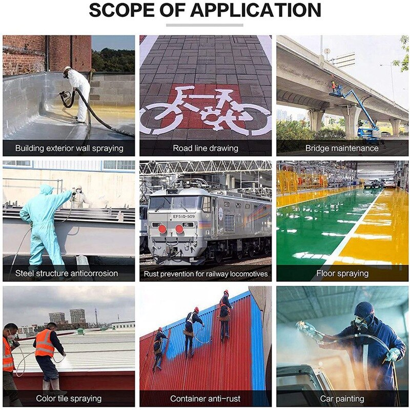 Reversible Airless Spray Tips Airless Paint Spray Tips Sprayer Nozzle Spraying Machine Parts