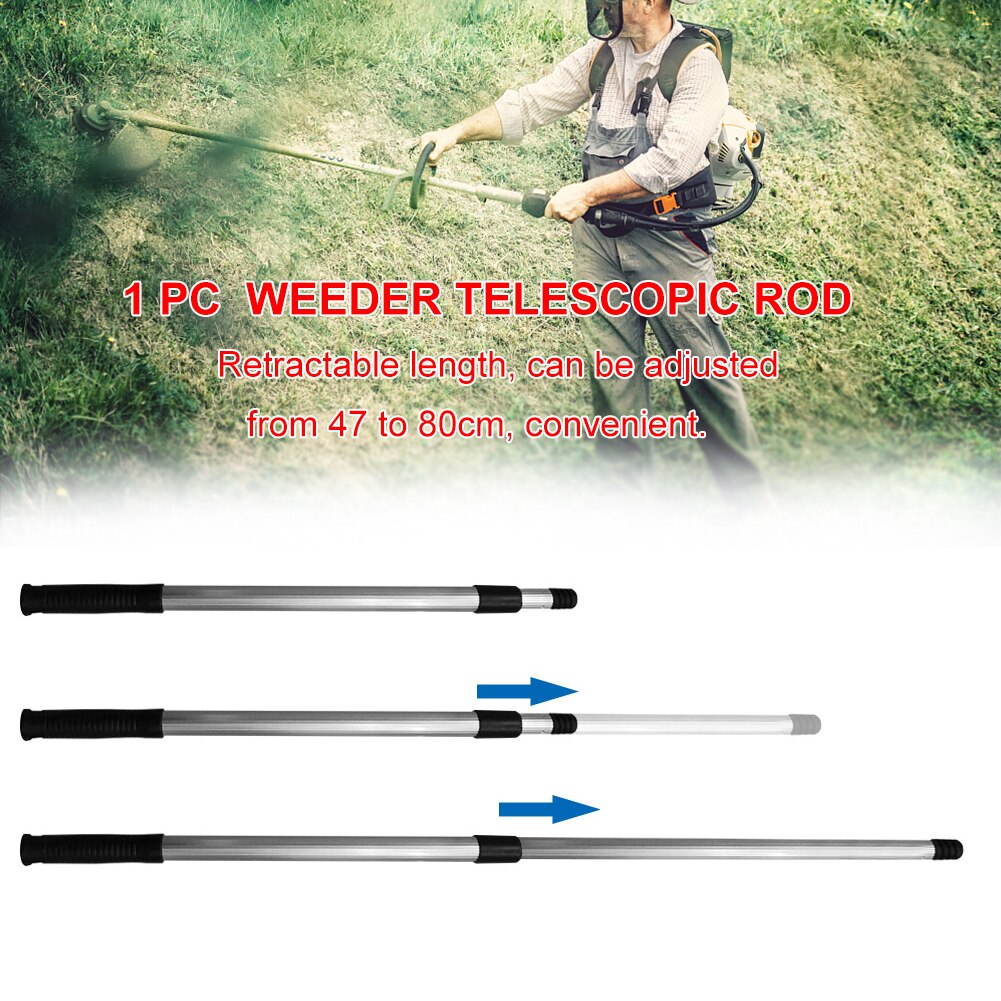 Handheld Portable Retractable Pole Durable Aluminum Alloy Home Weeder Rod Length Adjustable Tool Garden Accessories