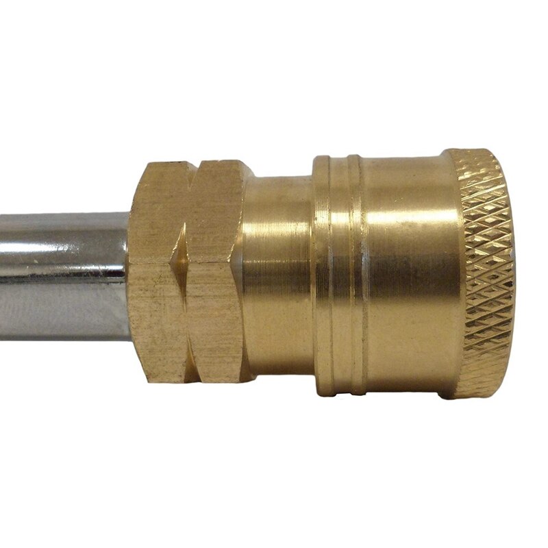 Gutter Cleaner Attachment for Pressure Washer, Coupled with 1/4 Inch Quick Connect,90 Degree Curved Rod