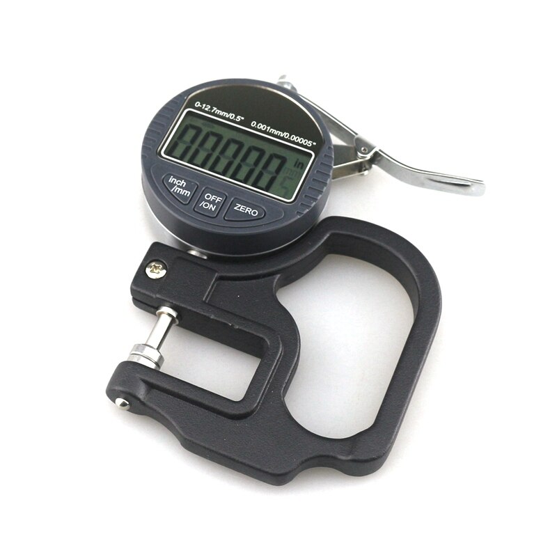 0-12.7mm elektronisk mikrometer 0.001mm tykkelsesmåler digital dybdemikrometerindikator