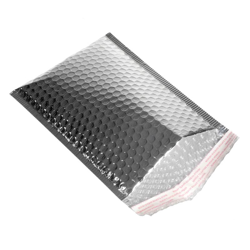 50 stks/partij Schuim Envelop Self Seal Mailers Gewatteerde Enveloppen Met Bubble Mailing Tas Pakketten Zwart Goud Zilver