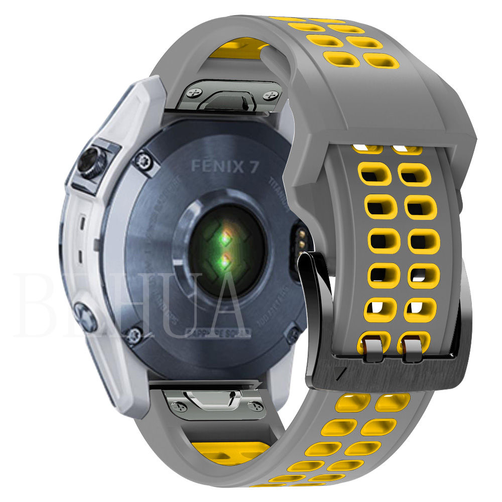 22 26Mm Silicone Horlogeband Voor Garmin Fenix 7X 7 6X 6 Pro Fenix 5X 5 Plus Forerunner 945 Band wriststrap Quick Release Armband