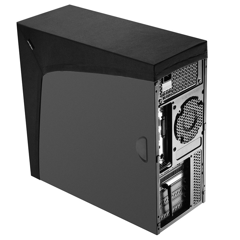 Universal Elastic Cloth Dustproof Cover for Host Computer Case Half Cover for Desktop PC