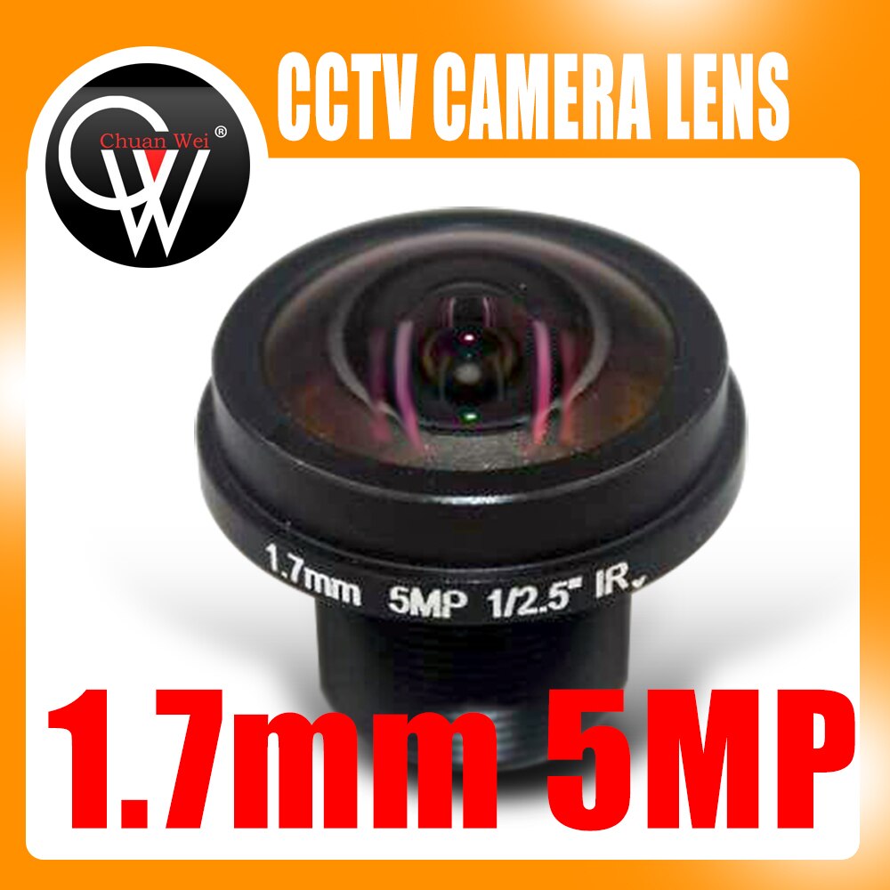 360 Graden Panoramische Fisheye Groothoek Lens Hd 5MP M12 Camera Lens 1.7Mm Panoramische Lens Fpv Camera hd Lens