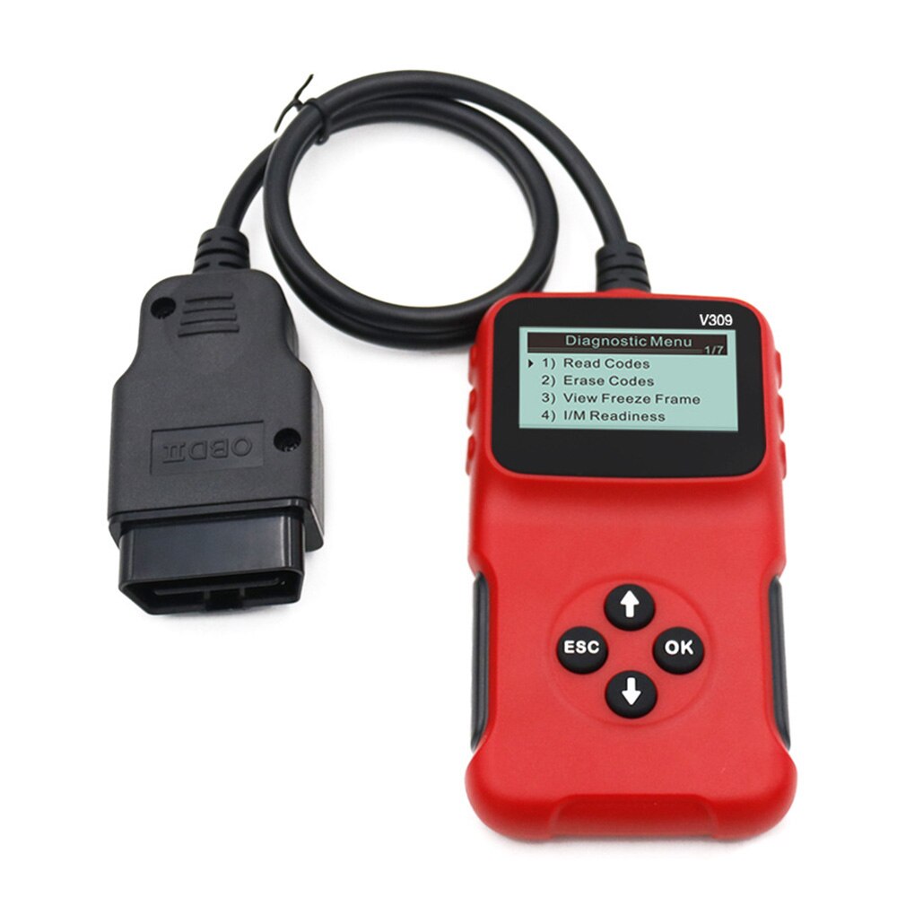 9-16v OBD Diagnostic Device Car Fault Reader Code Scanner Vehicle Fault Code Reader 5 languages supported