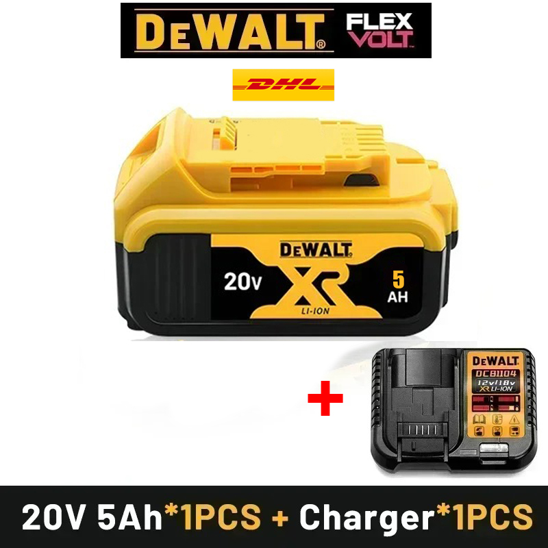 DEWALT 20V lithium ion battery, dewalt power tool DCB606, DCB205，DCB206，DCBGene，DCB200 MAX，20V，60V， 6AH,9AH,dewalt batteries: Chocolate
