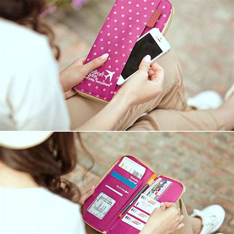 Frauen Männer Reisepass Halter Organizer Abdeckung ID Karte Tasche Passport Wallet Dokument pouch Schutzhülle PC0002