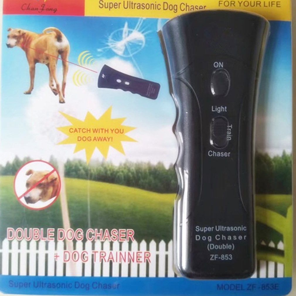 Infrared Electronic Dog Repeller with Double Ultrasonic Horn Ultrasonic Training Dog Devices Long Distance