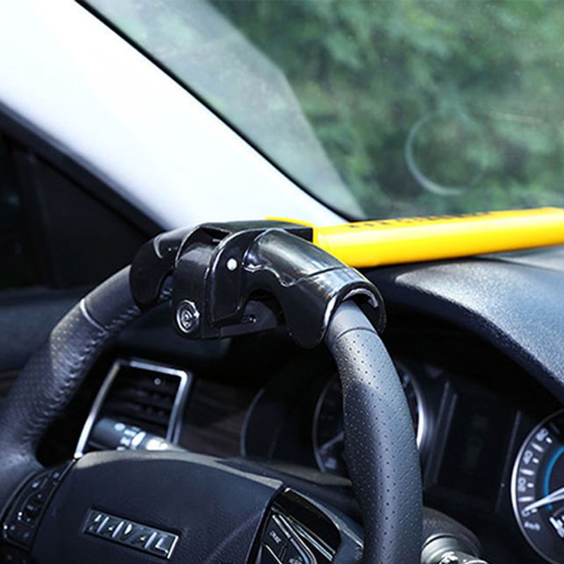 1 PCS Universal Anti-Theft Car Auto Security Rotary Steering Wheel Lock 28GC