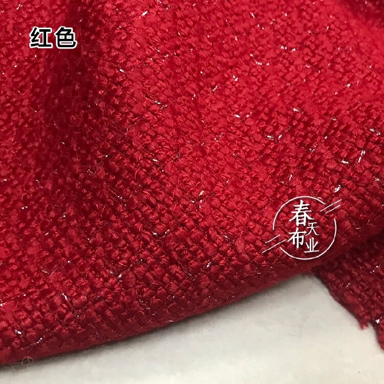 Free ship 40% wool tweed fabric less shining line weaved 59" width by meter