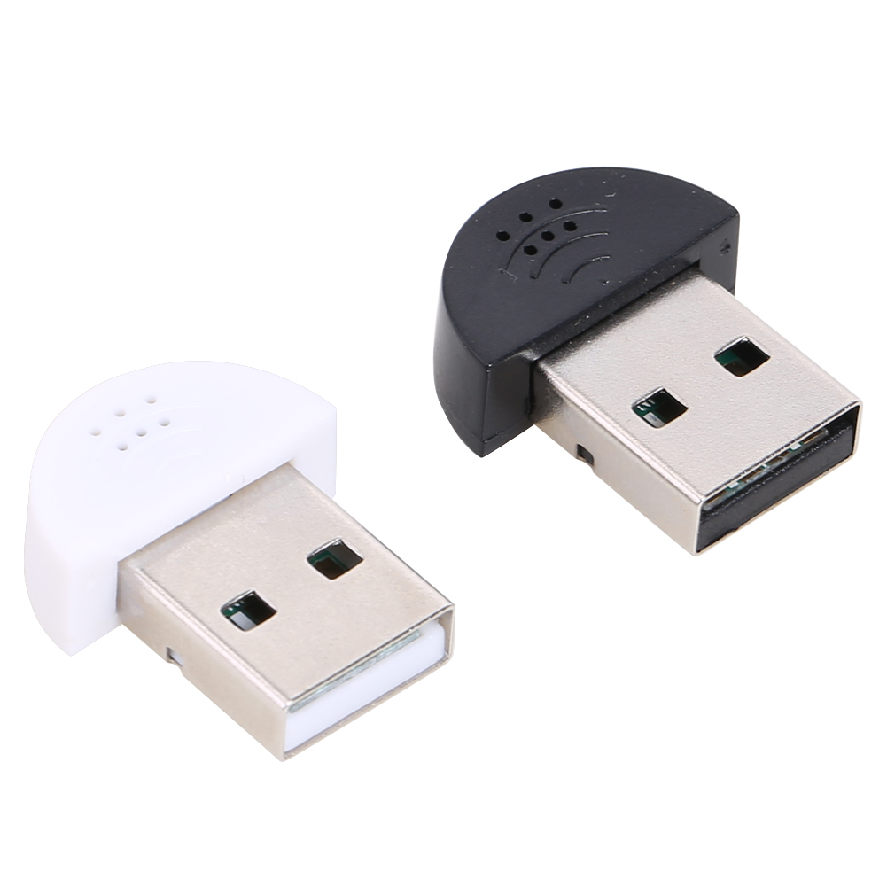 Adaptador de audio de micrófono USB portátil Conexión directa para computadora PC