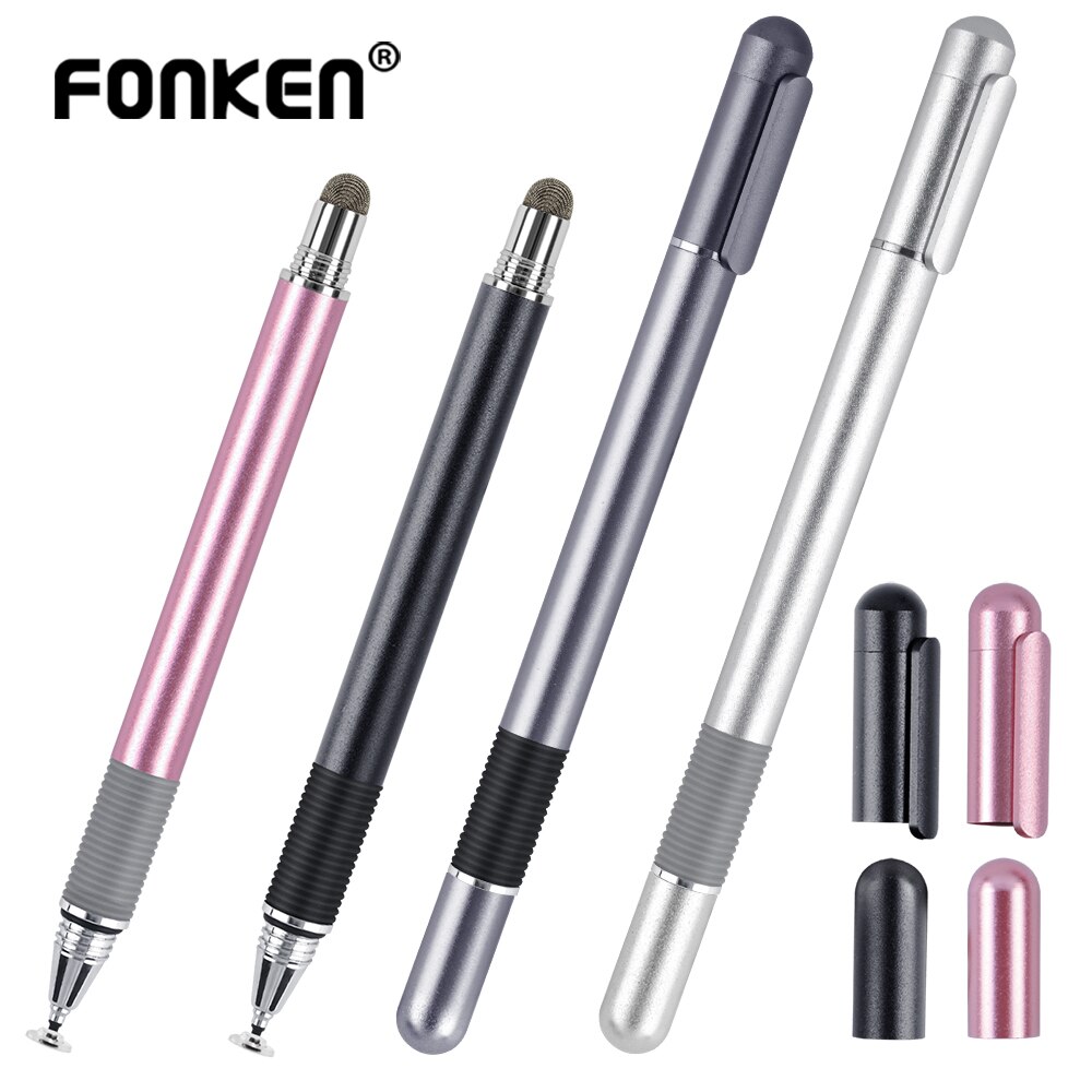 Universal 2 in 1 stylus penna ritplatta pennor kapacitiv skärm pekpenna för android mobiltelefon smart penna tillbehör