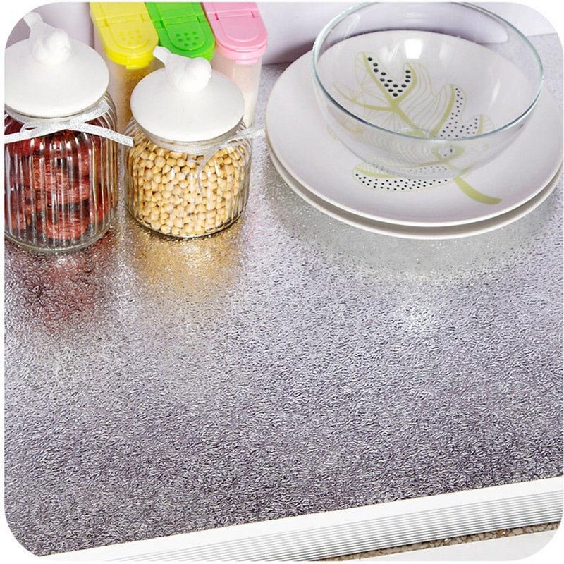 Waterdichte oliebestendige aluminiumfolie sticker zelfklevend behang keukenfornuis muurstickers  tn99